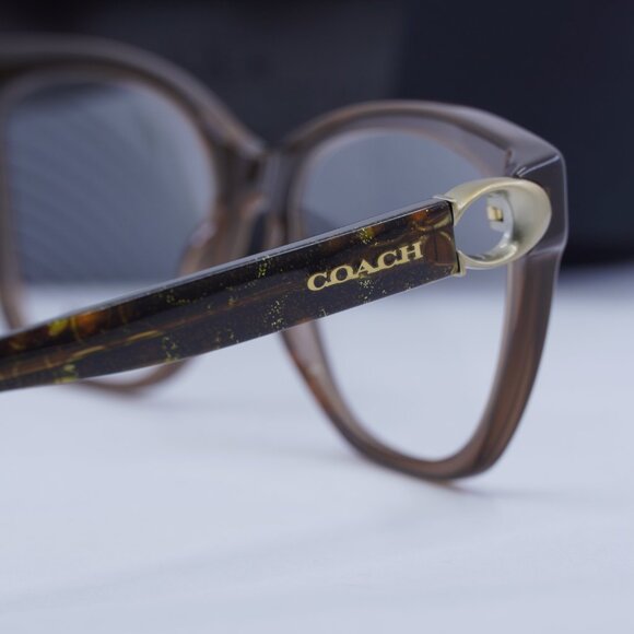Final Price! Coach HC6120 5035 Brown Eyeglasses 52mm - Picture 10 of 11